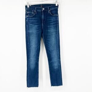 Citizens of Humanity COH Rocket High Rise Skinny Jeans Cut Hem